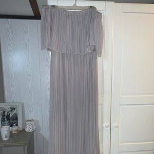 Off the shoulder maxi dress!